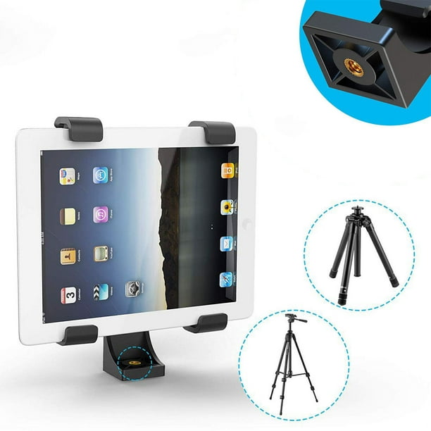 Black Universal Portable Handheld Tripod Tablet Adapter Fit Apple iPad 2 3 4 